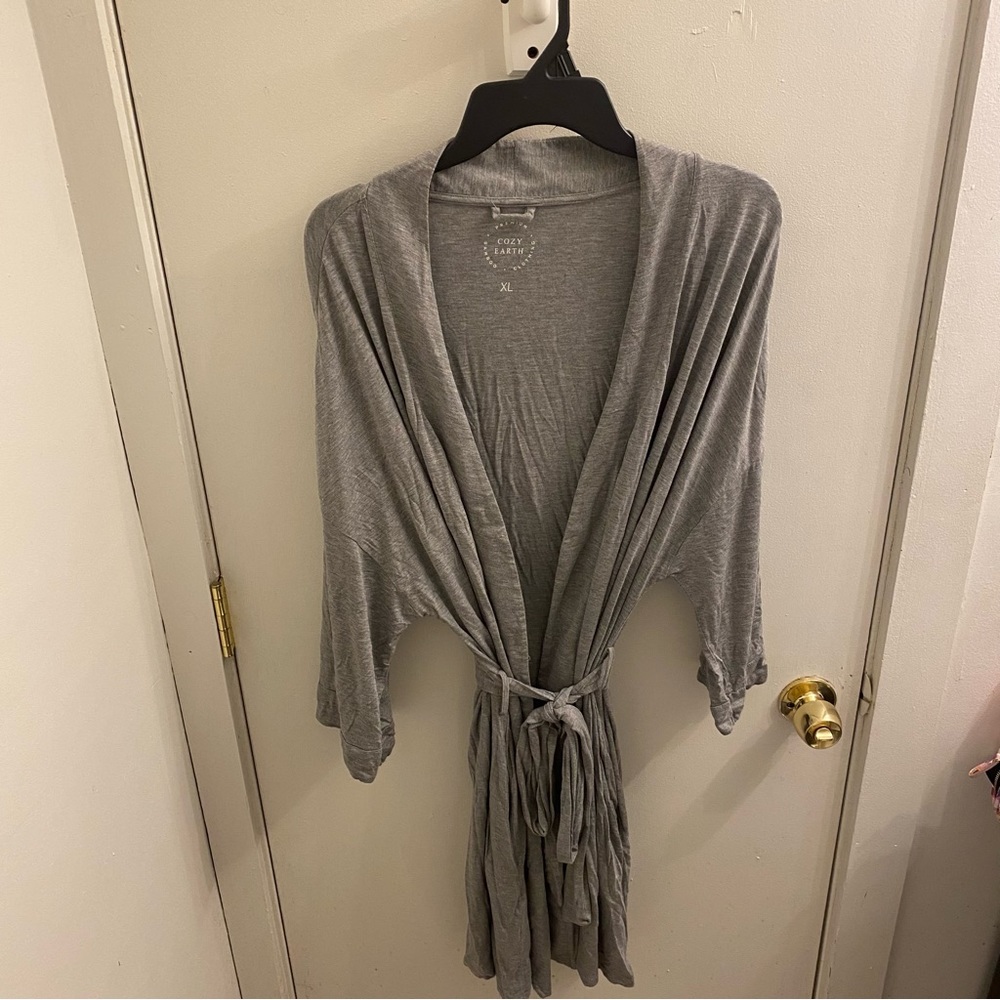 Cozy Earth Gray Women's Robe